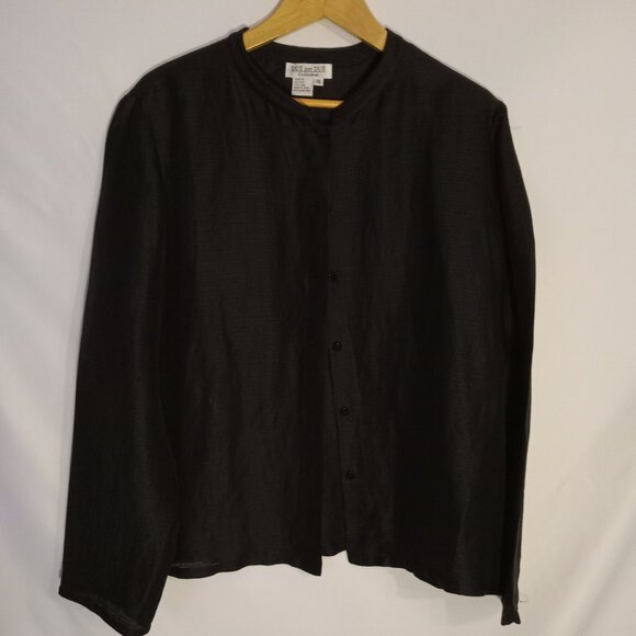 Silk/Linen Blend Two-Piece Suit - size 16 - Picture 1 of 10